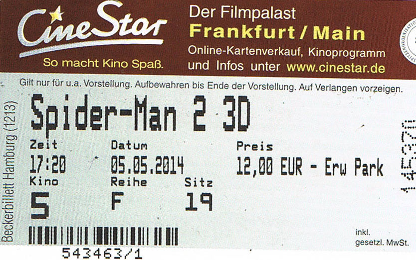 The Amazing Spider-Man 2: Rise of Electro (Kino)