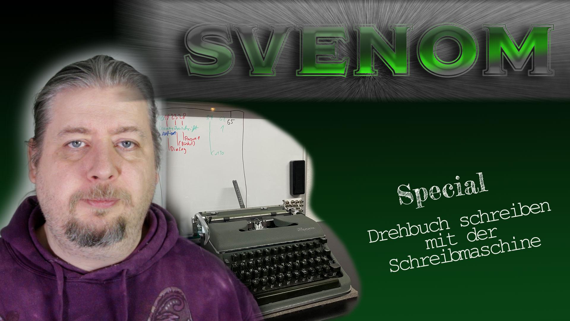 Drehbuch schreiben mit der Schreibmaschine
